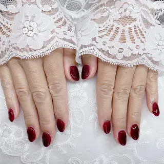 ミディアム 💜MIYA nail川崎店のネイルデザイン