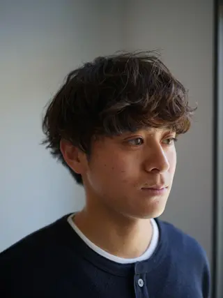パーマ メンズ 美容室soi所属・メンズ特化/石田 凱土のヘアスタイル