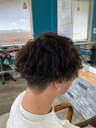 パーマ メンズ offtheLip　ocean所属・メンズパーマ 小澤太雅のヘアスタイル