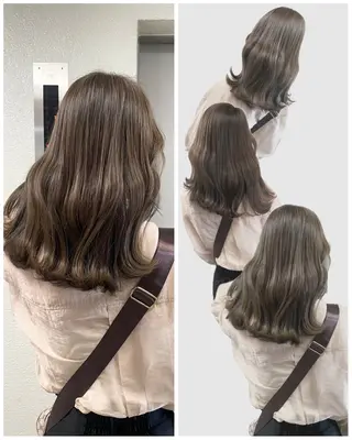 ミディアム カラー 🐾肩上スタイル 【peg🐾あかね】のヘアスタイル