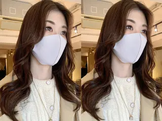 ロング カラー 透明感/オリーブ/ グレージュ/YUKAのヘアスタイル