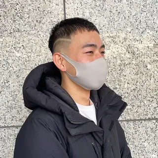 ショート メンズ メンズパーマのプロ 川野翔太のヘアスタイル