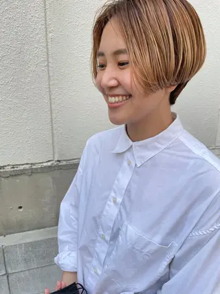 ショート さの あやねのヘアスタイル