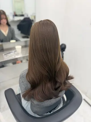 カラー 透ける透明感カラー 🎀anju/渋谷のヘアスタイル