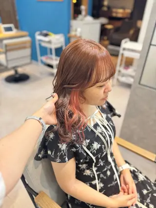 セミロング カラー ハイトーン/透明感 / sanamiのヘアスタイル