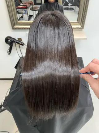 セミロング ayame りくのヘアスタイル