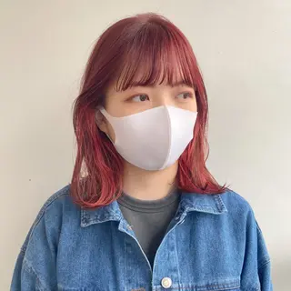 ミディアム カラー 中屋恵美🎨 Designカラーのヘアスタイル
