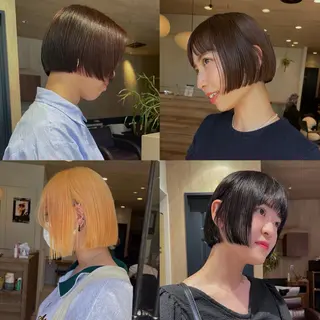 ショート カラー パーマ指名No1 /namiのヘアスタイル