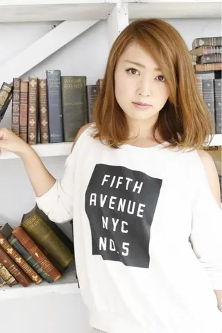 セミロング ヘアサロンドア　hair salon　door所属・やまもと すぐるのヘアスタイル