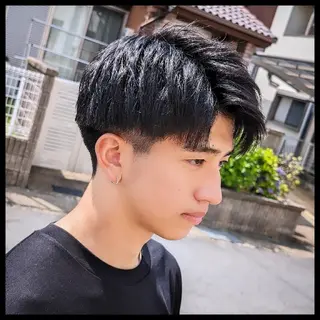 ショート VOICEbarber高野店所属・今井 杏星 【フェー ド/セット/パーマ】のヘアスタイル