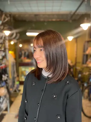 ミディアム カラー PATH-hair. storeのヘアスタイル