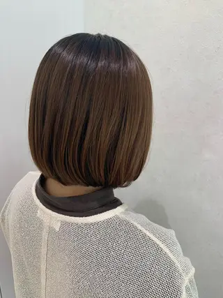 ショート カラー パーマ ヘアアレンジ ハイトーンカラー🤍 山下 優華のヘアスタイル