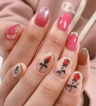 ネイル 東 千夏のネイルデザイン