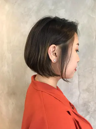 ショート カラー ヘアアレンジ stylist/蛯谷 珠里のヘアスタイル