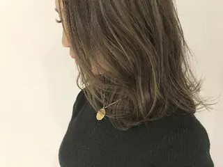 カラー ミディアム 竹内啓太 ボブのヘアスタイル