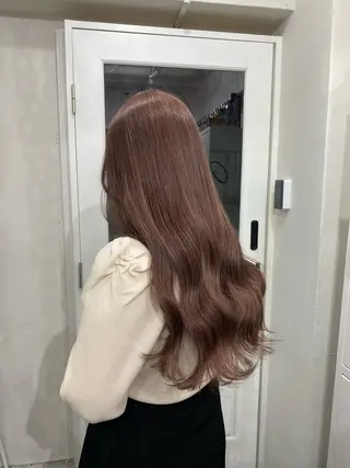 セミロング カラー 楓🦋韓国系レイヤー / 透明感カラー🤍のヘアスタイル