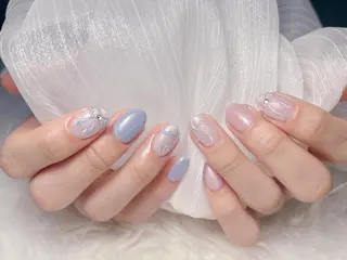 ネイル 星みこと 長さ出し得意のネイルデザイン