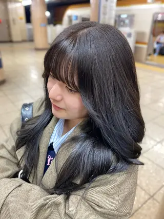 ロング カラー MIYUU OTANIのヘアスタイル