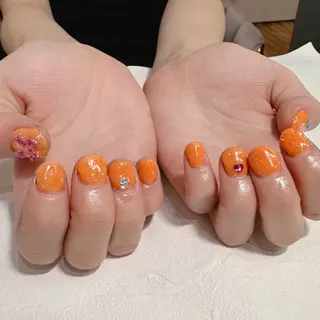 ネイル RIEKO🍒 ワンホン♡推しネイルのネイルデザイン