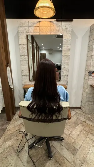 ロング ブルーJR高槻本店所属・高槻No.1髪質改善 /艶髪カラー/たくみのヘアスタイル