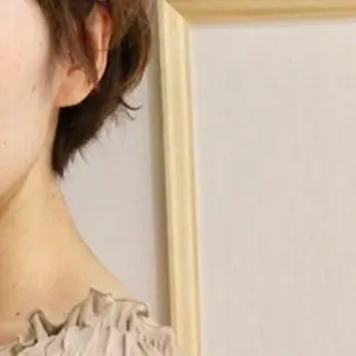 ショート カラー パーマ 艶髪カラー&ウルフ フルカワ ヒロズミのヘアスタイル