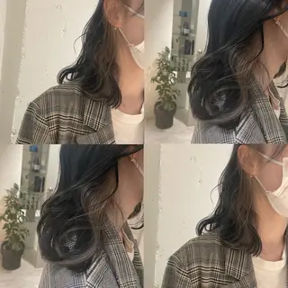 ミディアム カラー カジュアルを女っぽく 𝗮𝘆𝗮𝗰𝗼のヘアスタイル