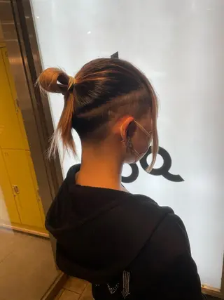 ミディアム Le'a所属・渋谷/フェード/ 國分 翔のヘアスタイル