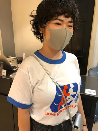 ショート パーマ NOUN所属・eri kinjoのヘアスタイル