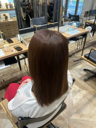 カラー 🫧ナナ_ 髪質改善_カラー🍑のヘアスタイル