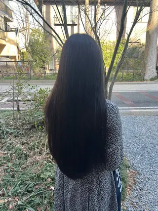 ロング 空 龍之介　カラー 特化/髪質改善/韓国のヘアスタイル