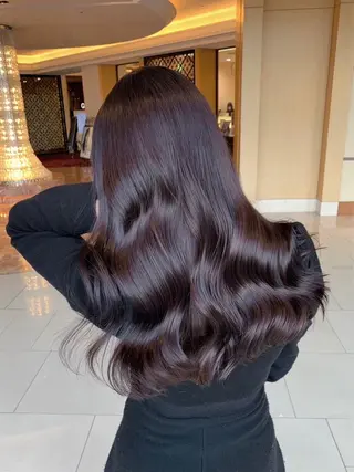 ロング カラー こやま さなのヘアスタイル