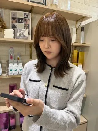 ミディアム Zina 熊本店 ワンホン/Juranのヘアスタイル