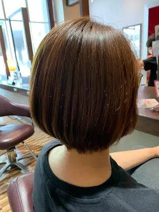 ショート 【コテ巻き風パーマ】 一木快斗のヘアスタイル