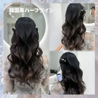 ロング ヘアアレンジ eN°byyoureshair所属・🎀若者人気No.1 湯川響🎀のヘアスタイル