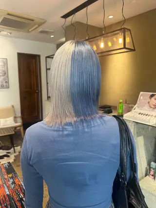 カラー YUI/レイヤー/ ハッシュカットのヘアスタイル