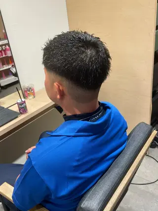 メンズ Le'a所属・渋谷/フェード/ 國分 翔のヘアスタイル