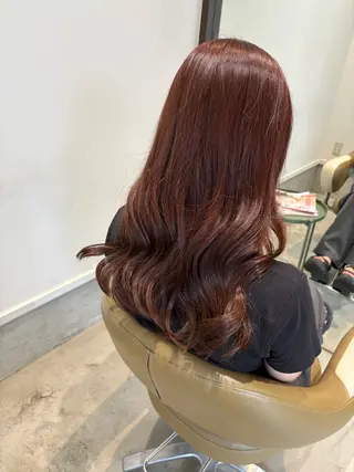 ロング 折本 沙織のヘアスタイル