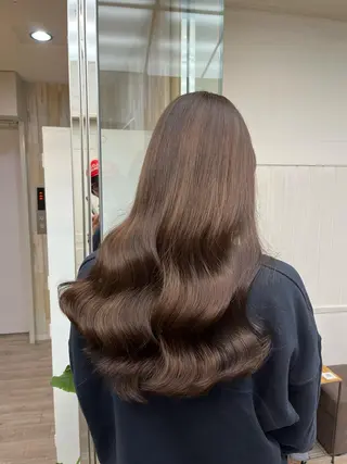 ロング カラー パーマ ヘアアレンジ メンズ 💎髪質改善特化💎 RUITOのヘアスタイル