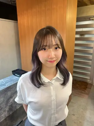 ミディアム Hairruup Aru design works所属・ruup Aru ユウキのヘアスタイル