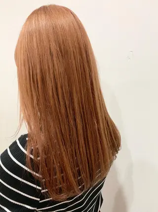 ロング カラー 脱白髪染め美容師 竹内涼乃のヘアスタイル