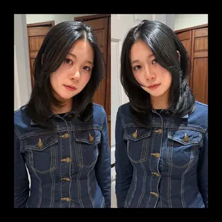 ミディアム カラー mai / linoah˚✧のヘアスタイル