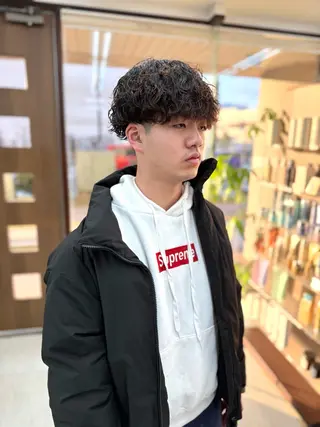 ショート パーマ メンズ メンズパーマの達人 /タカシマ　ダイスケのヘアスタイル