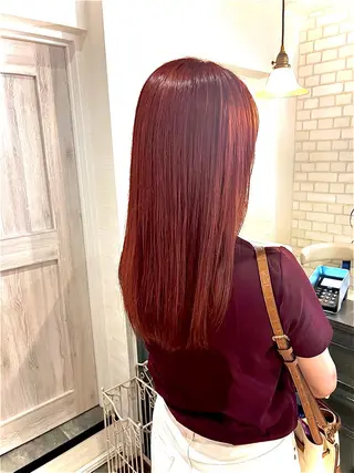 セミロング カラー umber royce所属・SEKIMOTO IBUKIのヘアスタイル