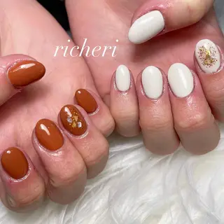 ミディアム ネイル richeri beautyのネイルデザイン