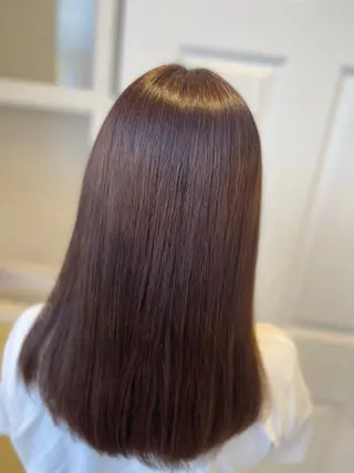 セミロング EARTH/A岡山店 片岡愛のヘアスタイル