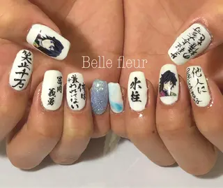 セミロング ネイル Belle fleurのネイルデザイン