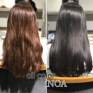 カラー ハイトーン/レイヤー /ケアブリーチ石川治のヘアスタイル