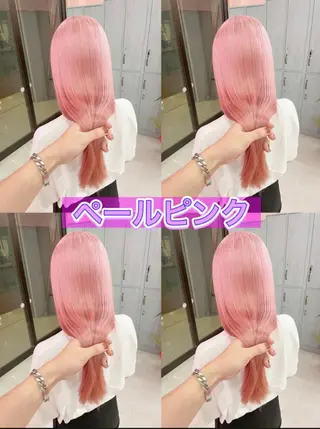 セミロング カラー ブリーチ人気No.1 MANATO🎨🌈のヘアスタイル