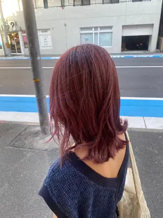 カラー 種子田 結理のヘアスタイル