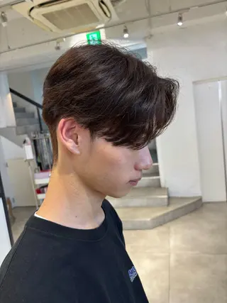 カラー メンズ メンズパーマ/ メッシュ📍ユリのヘアスタイル